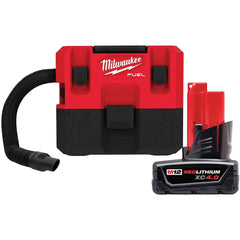 Milwaukee Tool - 1.6 Gal Cordless Cordless Wet/Dry Vacuum - Exact Tool & Supply