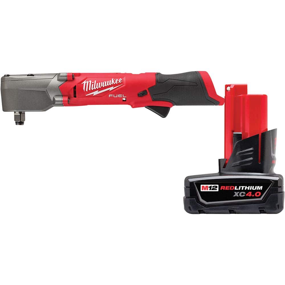 Milwaukee Tool - Cordless Impact Wrenches & Ratchets Voltage: 12.00 Drive Size (Inch): 1/2 - Exact Tool & Supply