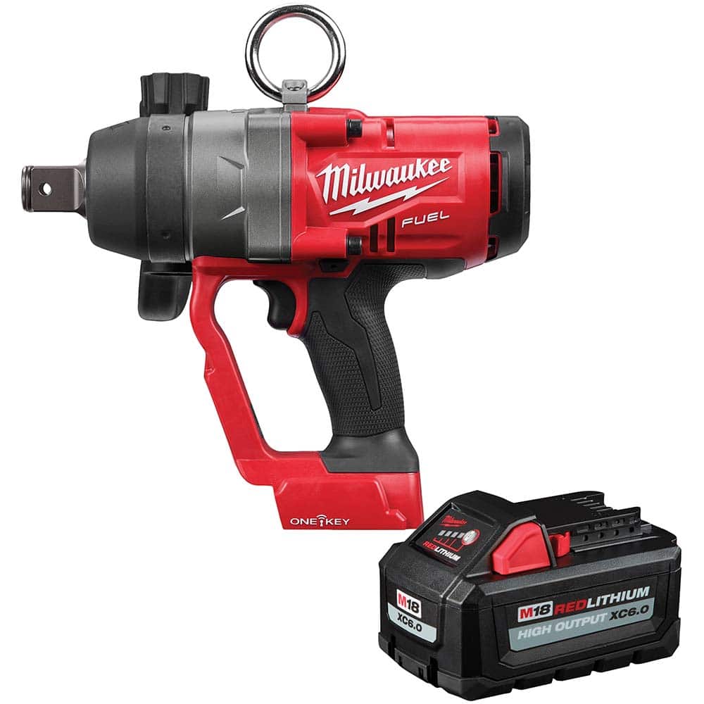 Milwaukee Tool - Cordless Impact Wrenches & Ratchets Voltage: 18.00 Drive Size (Inch): 1 - Exact Tool & Supply