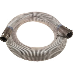 Kuriyama of America - Food & Beverage Hose; Inside Diameter (Inch): 1.5 ; Outside Diameter (Decimal Inch): 1.9200 ; Length (Feet): 20 ; Bend Radius (Inch): 3 ; Maximum Working Pressure (psi): 50.000 ; Vacuum Rating: 28 In. Hg - Exact Tool & Supply