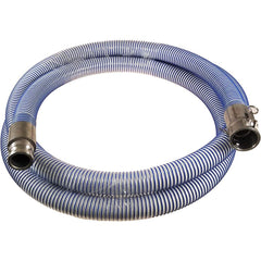 Kuriyama of America - Food & Beverage Hose; Inside Diameter (Inch): 4 ; Outside Diameter (Decimal Inch): 4.7600 ; Length (Feet): 10 ; Bend Radius (Inch): 8 ; Maximum Working Pressure (psi): 75.000 ; Vacuum Rating: 28 In. Hg - Exact Tool & Supply