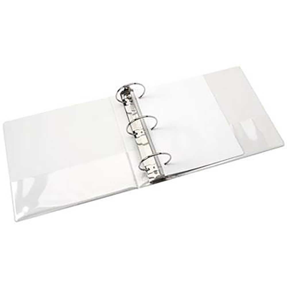 Ability One - Ring Binders; Binder Type: 3 Hole Binder ; Capacity: 3" ; Color: White ; Material: Vinyl ; Size: 8 1/2 x 11 - Exact Tool & Supply