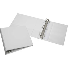 Ability One - Ring Binders; Binder Type: 3 Hole Binder ; Capacity: 2-1/2 ; Color: White ; Material: Vinyl ; Size: 8 1/2 x 11 - Exact Tool & Supply