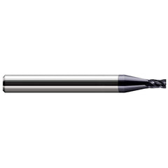 Harvey Tool - 1/8", 3/16" LOC, 1/8" Shank Diam, 1-1/2" OAL, 4 Flute Solid Carbide Square End Mill - Exact Tool & Supply