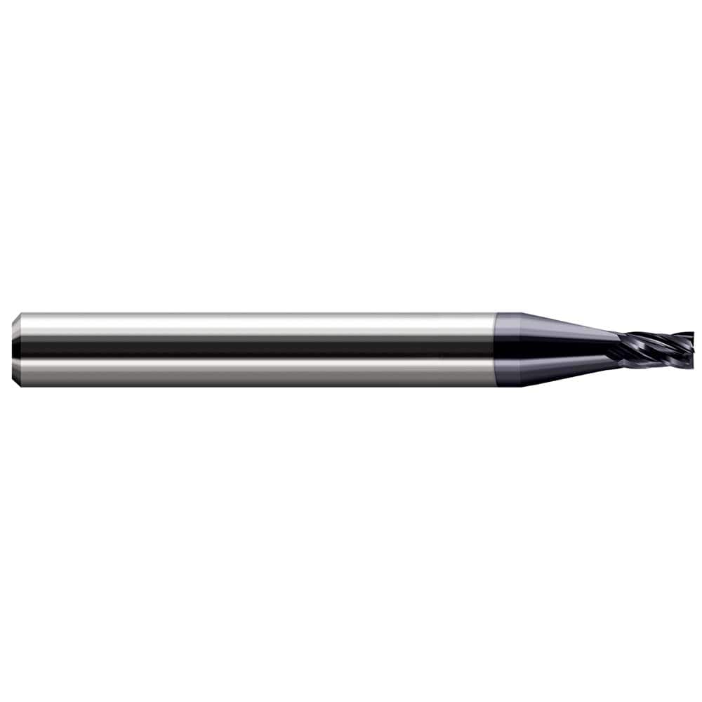 Harvey Tool - 1/8", 3/16" LOC, 1/8" Shank Diam, 1-1/2" OAL, 2 Flute Solid Carbide Square End Mill - Exact Tool & Supply