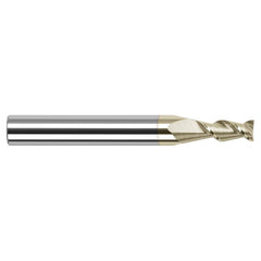 Harvey Tool - 0.1", 0.3" LOC, 1/8" Shank Diam, 1-1/2" OAL, 2 Flute Solid Carbide Square End Mill - Exact Tool & Supply