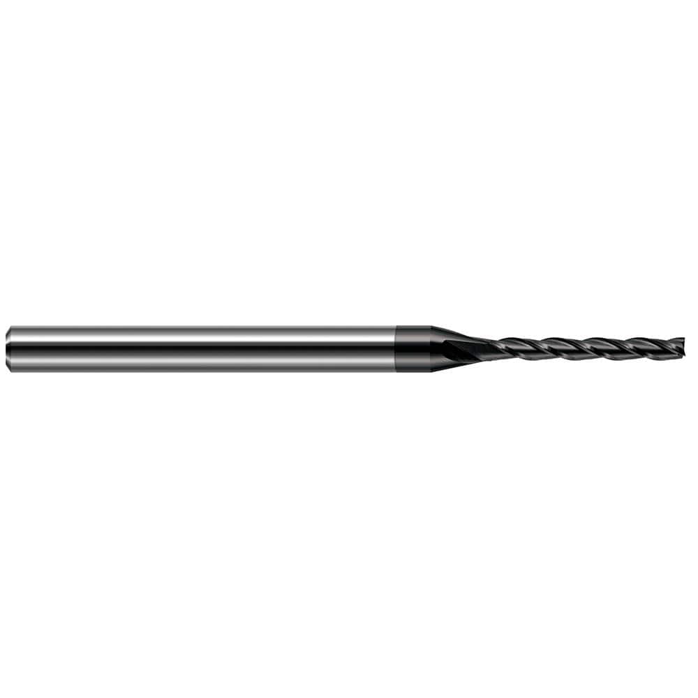 Harvey Tool - 0.06", 1/2" LOC, 1/8" Shank Diam, 2-1/2" OAL, 3 Flute Solid Carbide Square End Mill - Exact Tool & Supply