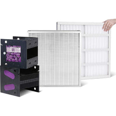 PuraShield - Air Cleaner & Filter Accessories; Type: Filter Kit ; For Use With: SMART-500-1 ; For Use With: SMART-500-1 ; Material: MERV8 prefilter, HEPA filter and molecularion filtration media ; Material: MERV8 prefilter, HEPA filter and molecularion f - Exact Tool & Supply