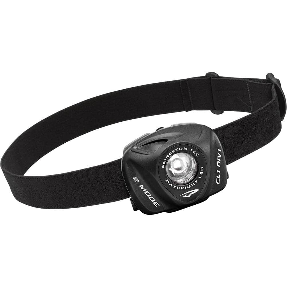 Princeton Tec - Flashlights; Type: Hands-Free ; Bulb Type: LED ; Battery Size: AAA ; Rechargeable: Disposable ; Maximum Light Output (Lumens): 130 ; Body Type: Plastic - Exact Tool & Supply