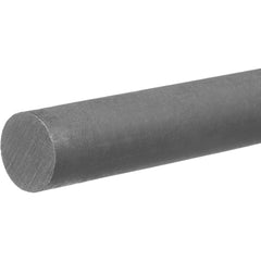 USA Sealing - Plastic Rods; Material: PVC ; Diameter (Inch): 3 ; Length (Feet): 1 ; Hardness: Rockwell R-115 ; Color: Gray ; Additional Information: Density: 0.052 lb/in? , Tensile Strength: 7250 psi, Temperature Rating: -20 to 140? F, Impact Strength: 1 - Exact Tool & Supply