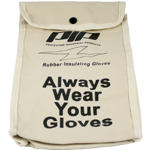 ‎148-6011 Electrical Glove Bags - Novax - Canvas Bag for 11 In. Electrical Rated Glove - Natural - Exact Tool & Supply