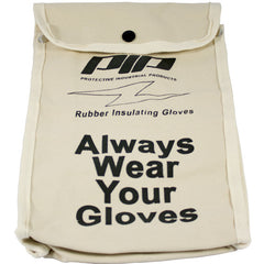 ‎148-6011 Electrical Glove Bags - Novax - Canvas Bag for 11 In. Electrical Rated Glove - Natural - Exact Tool & Supply