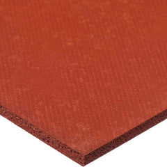 USA Sealing - Rubber & Foam Rolls; Material: Silicone ; Thickness (Inch): 1/4 ; Width (Inch): 36 ; Length Type: Stock Length ; Length (Feet): 30.000 ; Backing Type: Plain - Exact Tool & Supply
