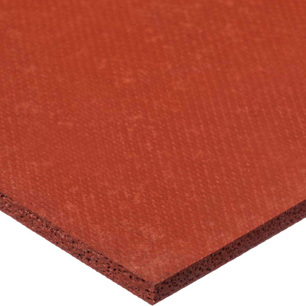 USA Sealing - Rubber & Foam Rolls; Material: Silicone ; Thickness (Inch): 1/8 ; Width (Inch): 36 ; Length Type: Stock Length ; Length (Feet): 30.000 ; Backing Type: Plain - Exact Tool & Supply