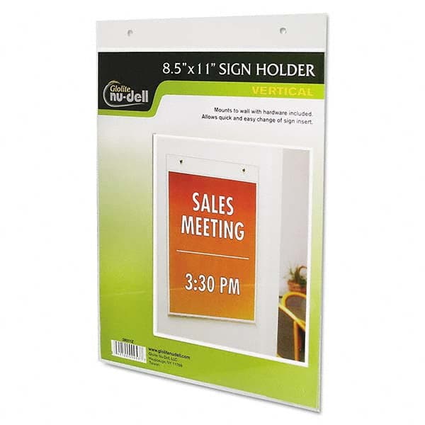 NuDell - Display & Organizer Accessories Type: Sign Holder For Use With: Signs - Exact Tool & Supply