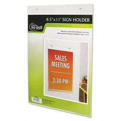 NuDell - Display & Organizer Accessories Type: Sign Holder For Use With: Signs - Exact Tool & Supply