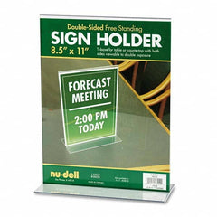 NuDell - Display & Organizer Accessories Type: Sign Holder For Use With: Signs - Exact Tool & Supply