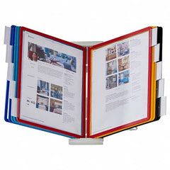 DURABLE - File Folders, Expansion Folders & Hanging Files Folder/File Type: Expandable Countertop Catalog Reference Rack Color: Assorted - Exact Tool & Supply