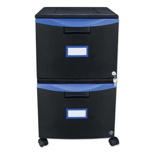 Storex - File Cabinets & Accessories Type: Mobile File Number of Drawers: 2 - Exact Tool & Supply