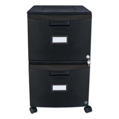 Storex - File Cabinets & Accessories Type: Mobile File Number of Drawers: 2 - Exact Tool & Supply