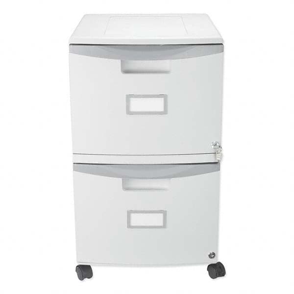 Storex - File Cabinets & Accessories Type: Mobile File Number of Drawers: 2 - Exact Tool & Supply