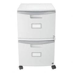 Storex - File Cabinets & Accessories Type: Mobile File Number of Drawers: 2 - Exact Tool & Supply