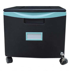 Storex - File Cabinets & Accessories Type: Mobile File Number of Drawers: 1 - Exact Tool & Supply