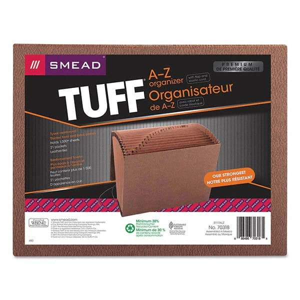 SMEAD - File Folders, Expansion Folders & Hanging Files Folder/File Type: Expanding Wallet Color: Brown - Exact Tool & Supply