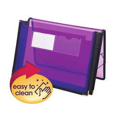 SMEAD - File Folders, Expansion Folders & Hanging Files Folder/File Type: Expanding Wallet Color: Purple - Exact Tool & Supply
