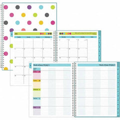 Blue Sky - Note Pads, Writing Pads & Notebooks Writing Pads & Notebook Type: Weekly/Monthly Planner Size: 11 x 8-1/2 - Exact Tool & Supply