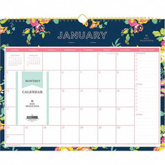 Blue Sky - Note Pads, Writing Pads & Notebooks Writing Pads & Notebook Type: Wall Calendar Size: 15 x 12 - Exact Tool & Supply