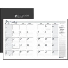 House of Doolittle - Note Pads, Writing Pads & Notebooks Writing Pads & Notebook Type: Monthly Planner Size: 11 x 8-1/2 - Exact Tool & Supply
