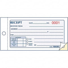 REDIFORM - Note Pads, Writing Pads & Notebooks Writing Pads & Notebook Type: Sales Order Book Size: 2-3/4 x 5 - Exact Tool & Supply