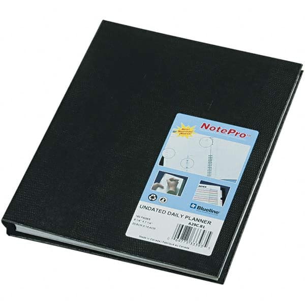 Blueline - Note Pads, Writing Pads & Notebooks Writing Pads & Notebook Type: Daily Agenda Size: 9-1/4 x 7-1/4 - Exact Tool & Supply