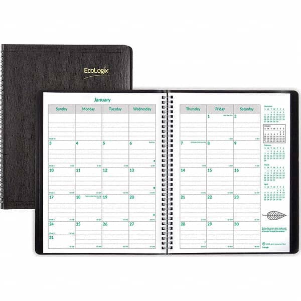 Brownline - Note Pads, Writing Pads & Notebooks Writing Pads & Notebook Type: Monthly Planner Size: 11 x 8-1/2 - Exact Tool & Supply