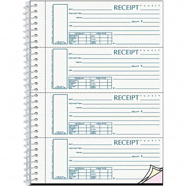 REDIFORM - Note Pads, Writing Pads & Notebooks Writing Pads & Notebook Type: Sales Order Book Size: 7 x 11 - Exact Tool & Supply
