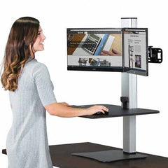 Victor - Office Cubicle Workstations & Worksurfaces Type: Sit N Stand Width (Inch): 28 - Exact Tool & Supply