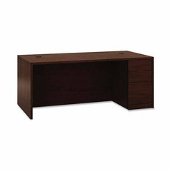 Hon - Office Desks Type: Single Pedestal w/Right Hand Return Center Draw: No - Exact Tool & Supply