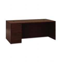 Hon - Office Desks Type: Single Pedestal w/Left Hand Return Center Draw: No - Exact Tool & Supply