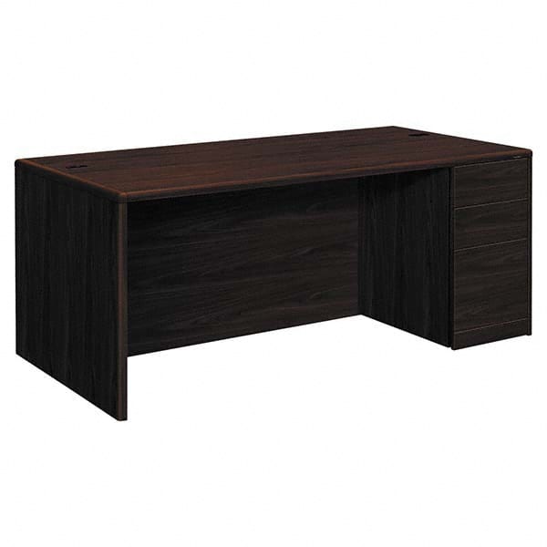 Hon - Office Desks Type: Single Pedestal w/Right Hand Return Center Draw: No - Exact Tool & Supply