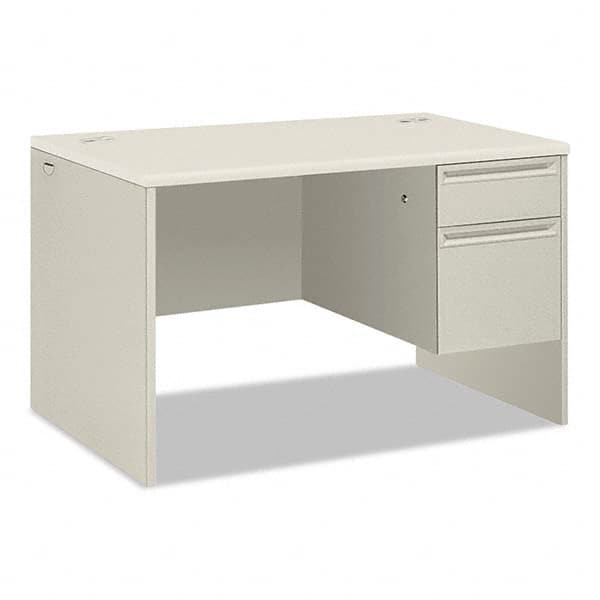Hon - Office Desks Type: Single Pedestal w/Right Hand Return Center Draw: No - Exact Tool & Supply