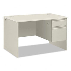 Hon - Office Desks Type: Single Pedestal w/Right Hand Return Center Draw: No - Exact Tool & Supply