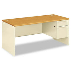 Hon - Office Desks Type: Single Pedestal w/Right Hand Return Center Draw: No - Exact Tool & Supply
