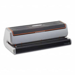 Swingline - Paper Punches Type: 20 Sheet Three-Hole Punch Color: Silver; Black - Exact Tool & Supply