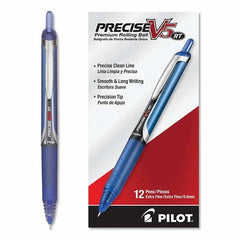 Pilot - Pens & Pencils Type: Roller Ball Pen Color: Blue - Exact Tool & Supply
