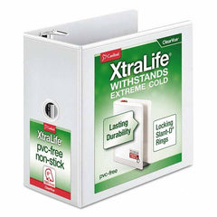 Cardinal - Ring Binders Binder Type: View Capacity: 6" - Exact Tool & Supply