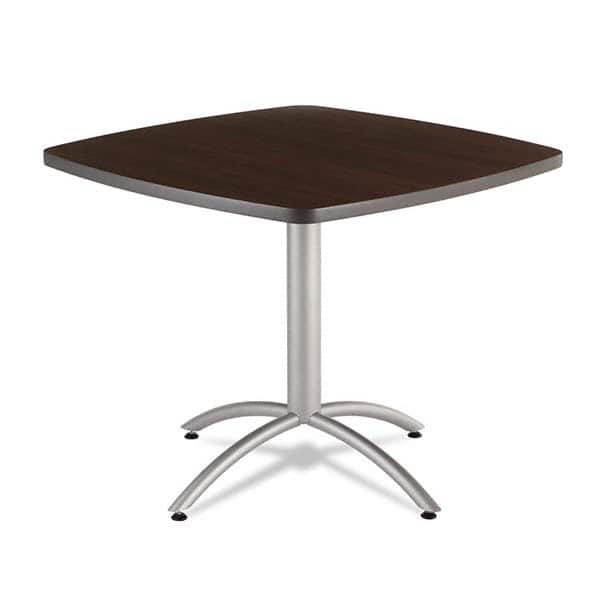 ICEBERG - Stationary Tables Type: Breakroom Material: Melamine Laminate - Exact Tool & Supply