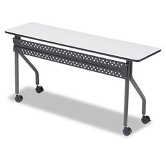 ICEBERG - Stationary Tables Type: Training Material: Melamine Laminate - Exact Tool & Supply