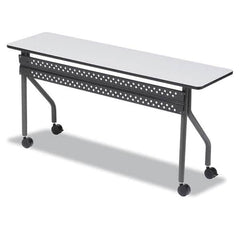 ICEBERG - Stationary Tables Type: Training Material: Melamine Laminate - Exact Tool & Supply