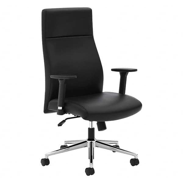 Hon - 47" High Executive High Back Leather Chair - Exact Tool & Supply